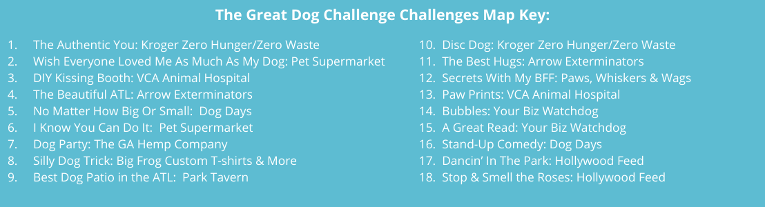 Great Dog Challenge Map