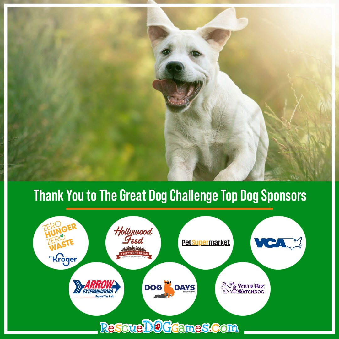 The Great Dog Challenge Top Dog Sponsors