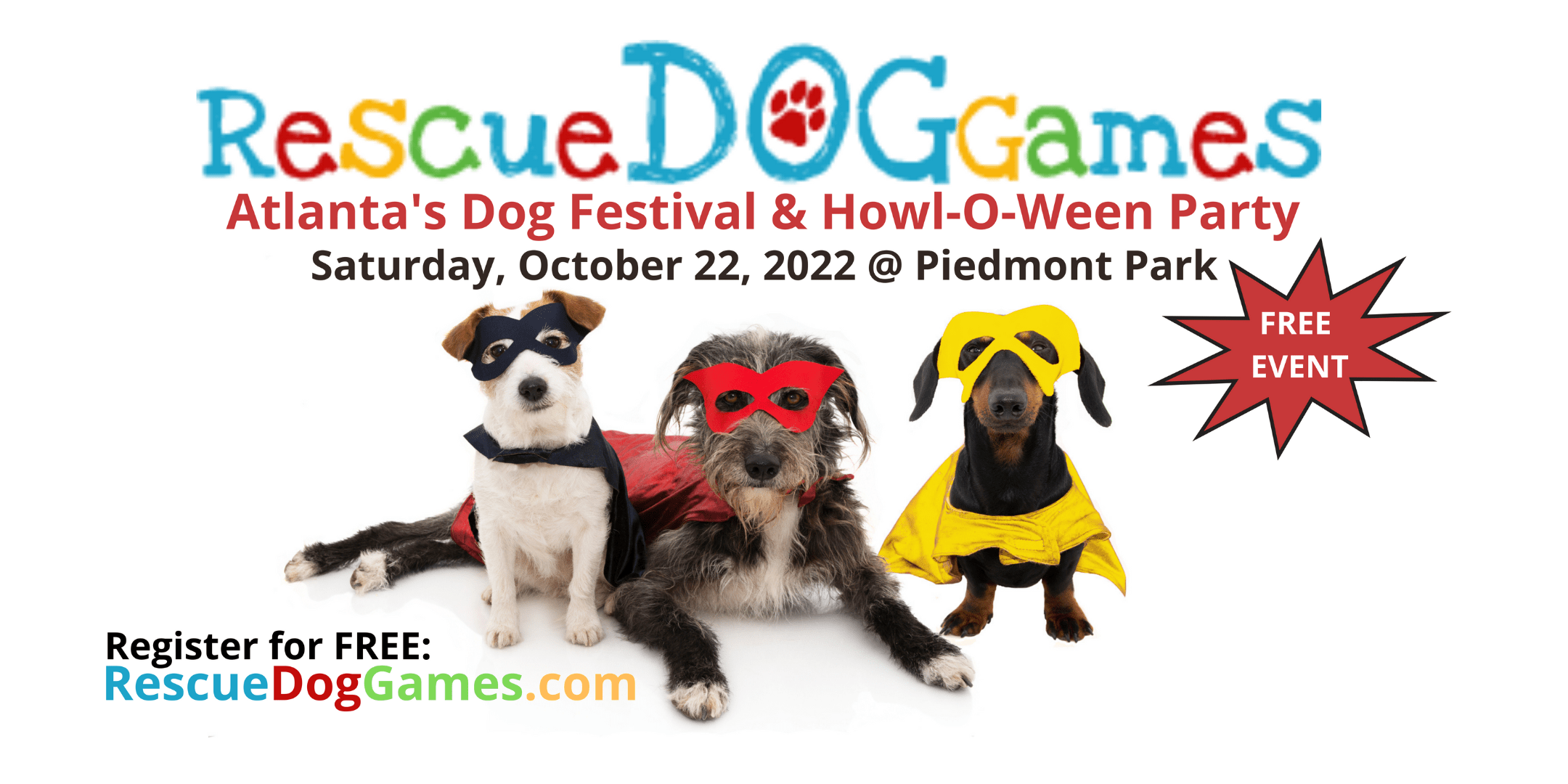 Register for the Rescue Dog Games